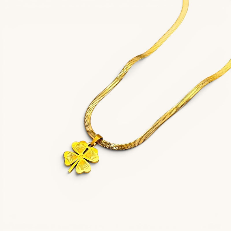 TITLIYA Korean Flower Clover Pendant Necklace