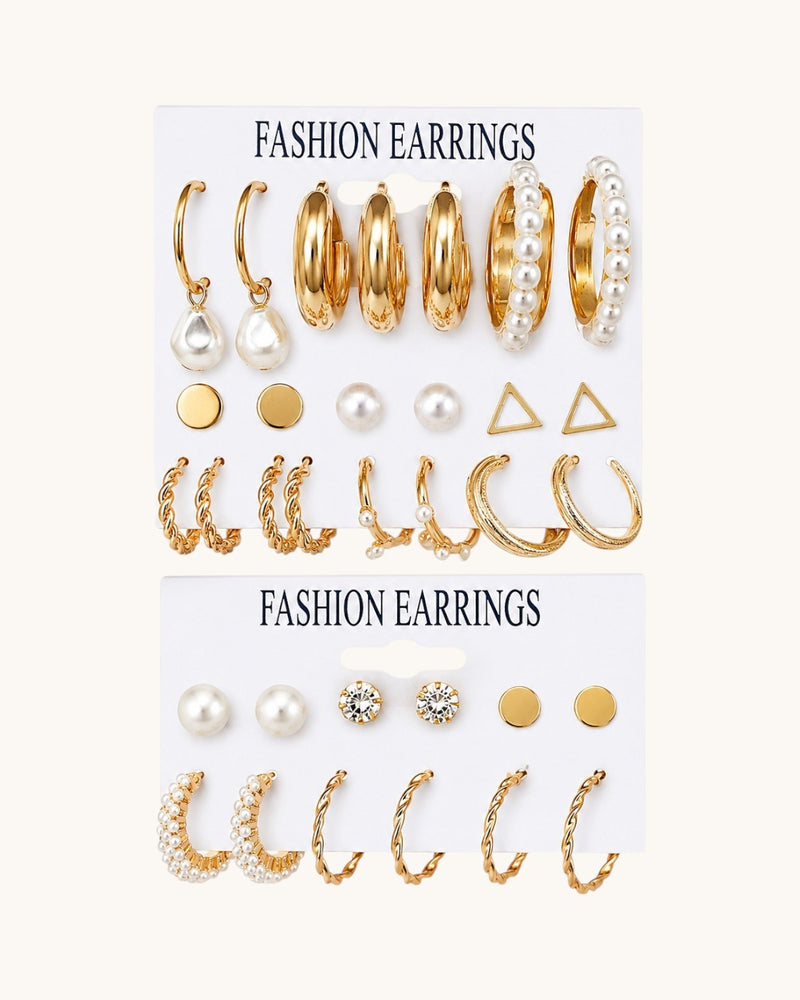 TITLIYA Korean Earrings Combo Set of 6 Pairs